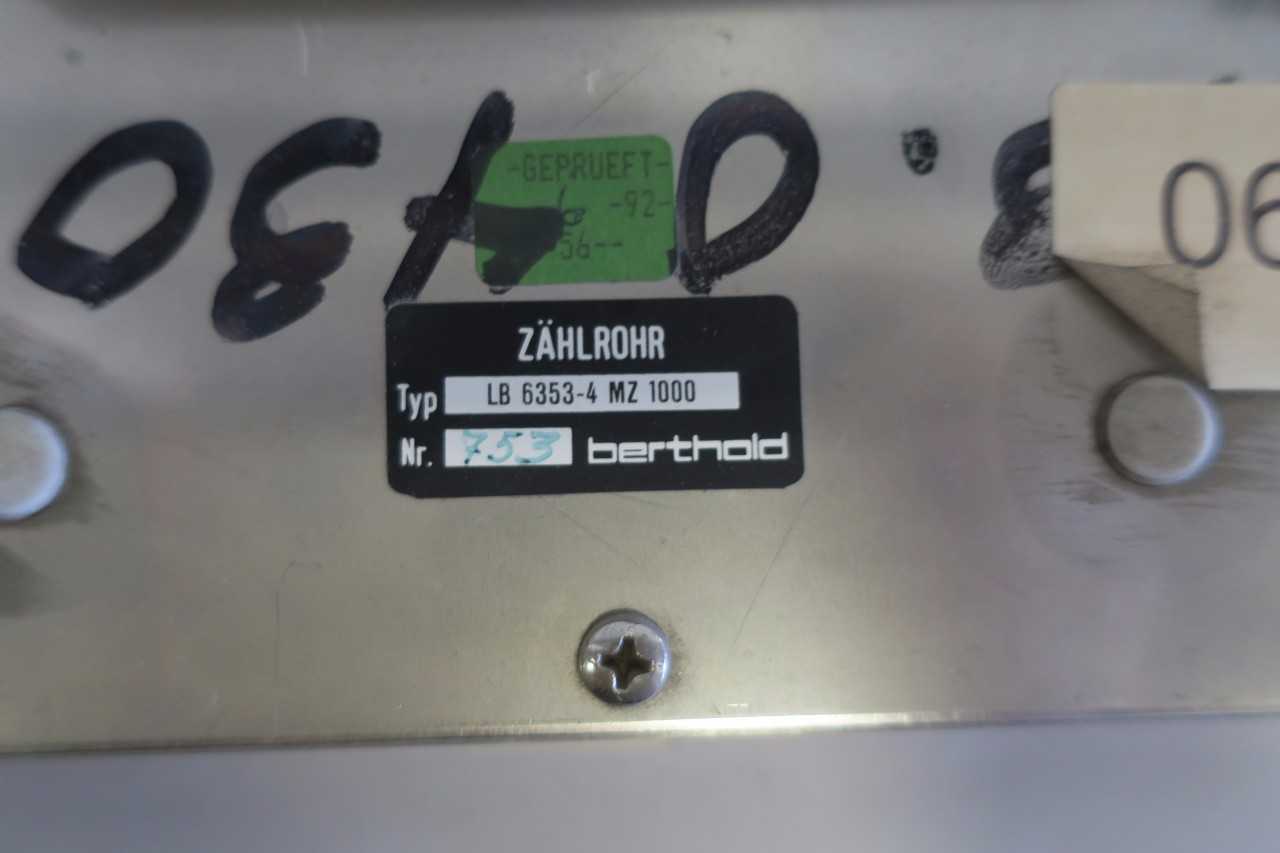 LOT OF 3 BERTHOLD LB 6353-4 MZ 1000 GEIGER COUNTER ARGON-METHANE SENSOR MODULE - MISCELLANEOUS