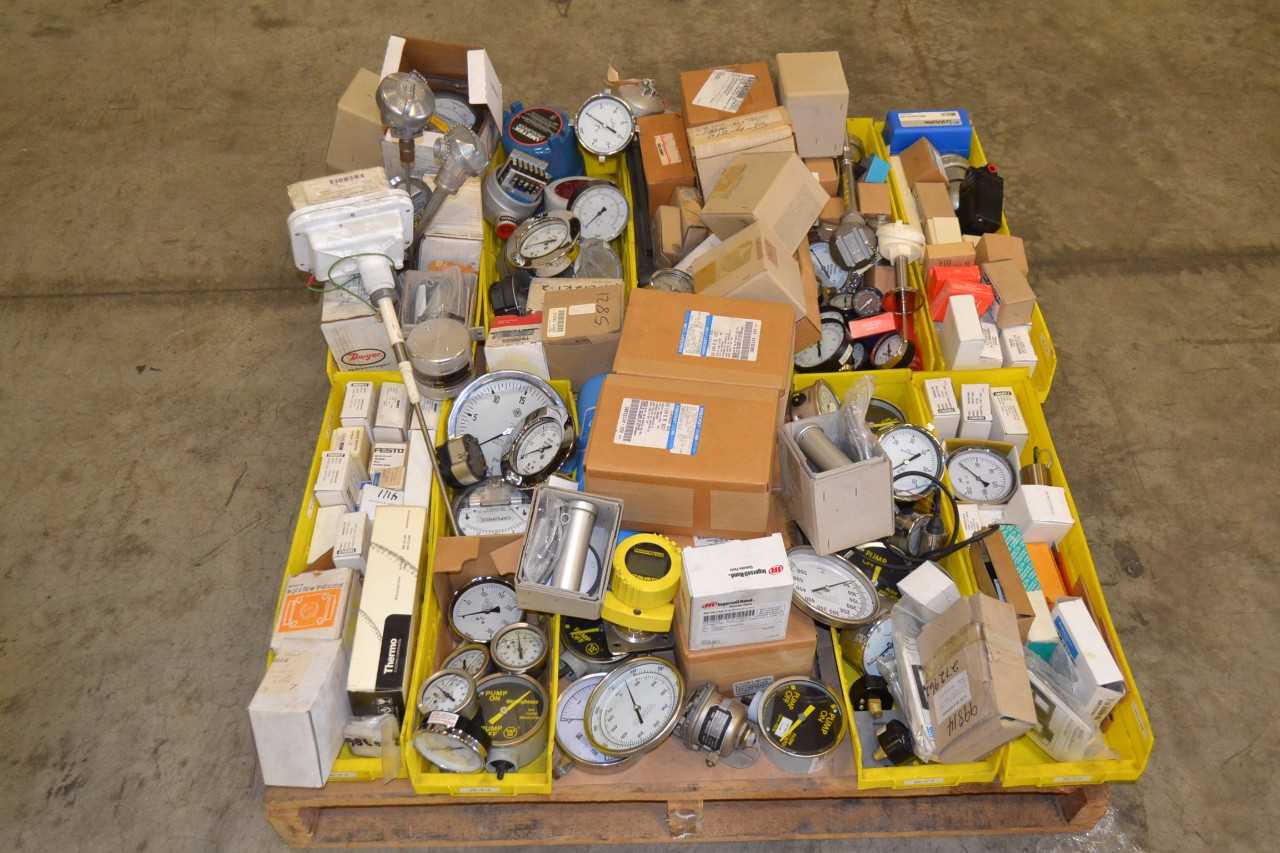 1 PALLET OF ASSORTED INSTRUMENTATION, AMETEK, DWYER - MISCELLANEOUS