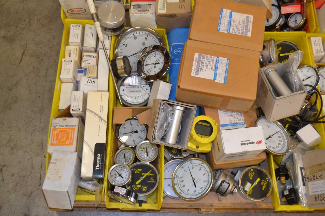 1 PALLET OF ASSORTED INSTRUMENTATION, AMETEK, DWYER - MISCELLANEOUS