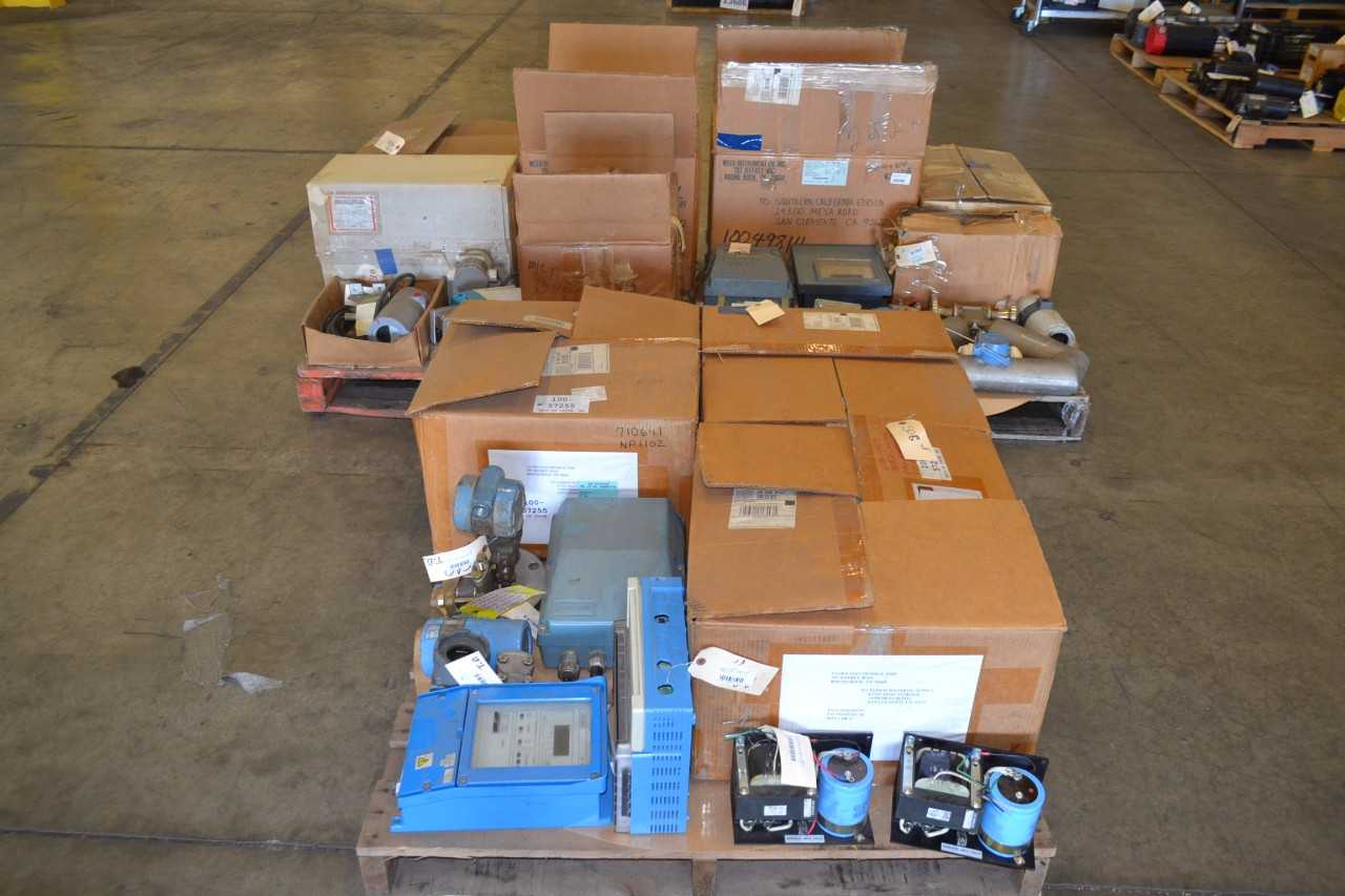 3 PALLETS OF ASSORTED INSTRUMENTATION - MISCELLANEOUS