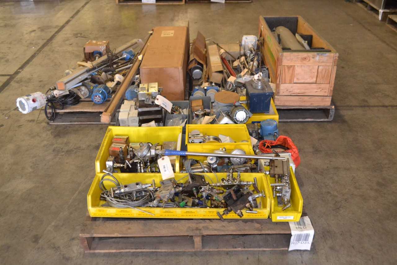 3 PALLETS OF ASSORTED INSTRUMENTATION - MISCELLANEOUS