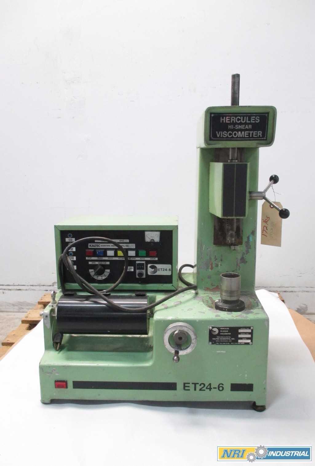 KELTEC ET24-6 HERCULES HI-SHEAR VISCOMETER - MISCELLANEOUS