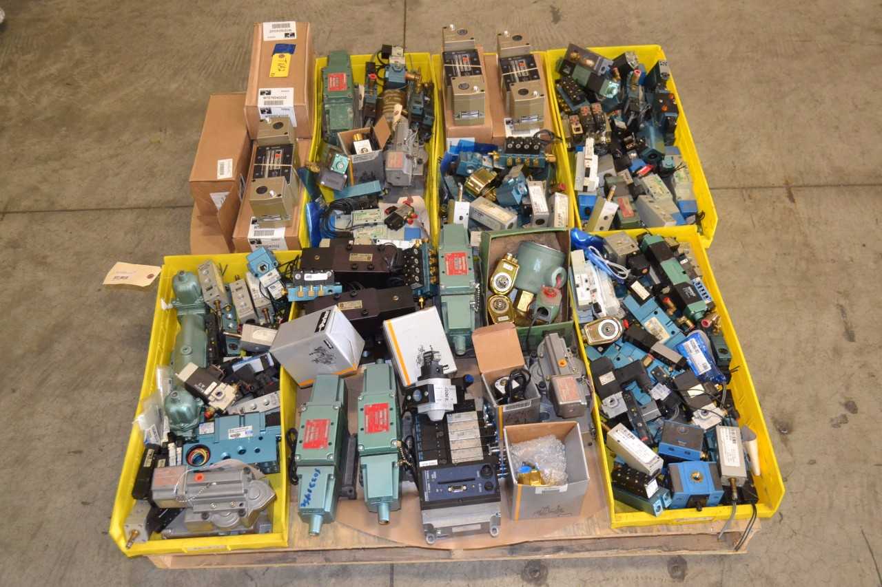 1 PALLET OF ASSORTED SOLENOID VALVES, ASCO, NUMATICS - MISCELLANEOUS