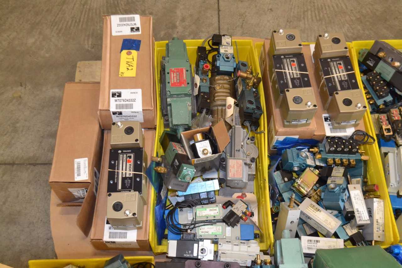 1 PALLET OF ASSORTED SOLENOID VALVES, ASCO, NUMATICS - MISCELLANEOUS