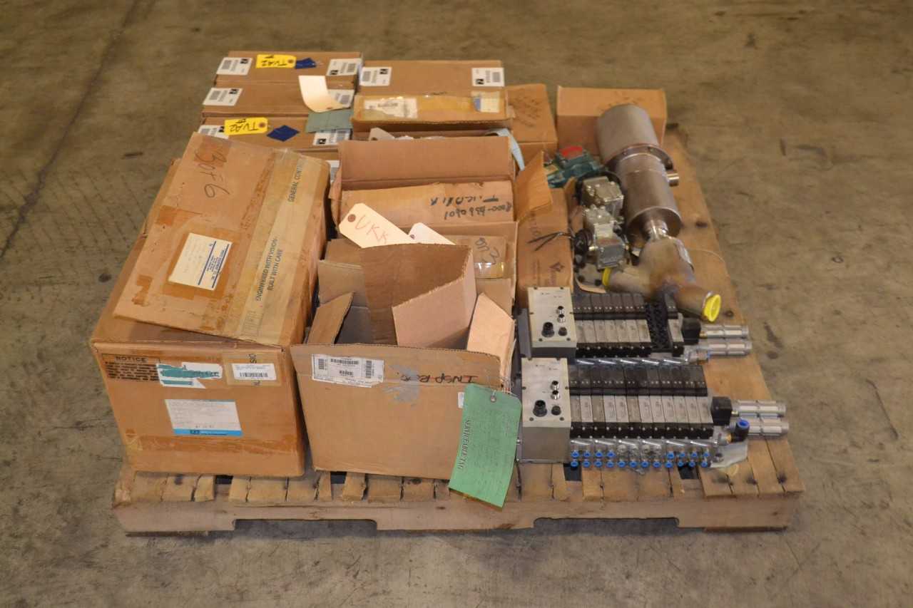 1 PALLET OF ASSORTED SOLENOID VALVES - MISCELLANEOUS