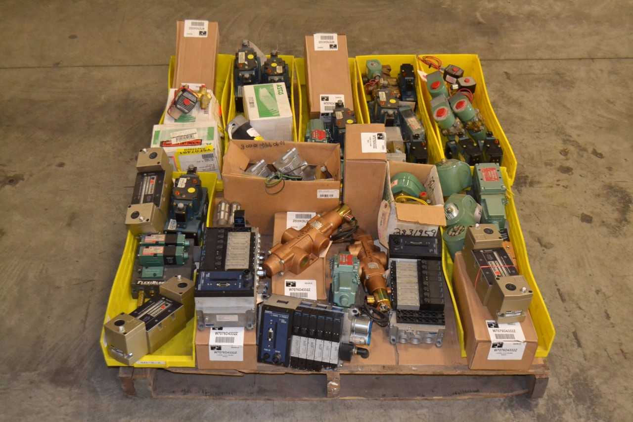 1 PALLET OF ASSORTED SOLENOID VALVES, ASCO, NUMATICS - MISCELLANEOUS