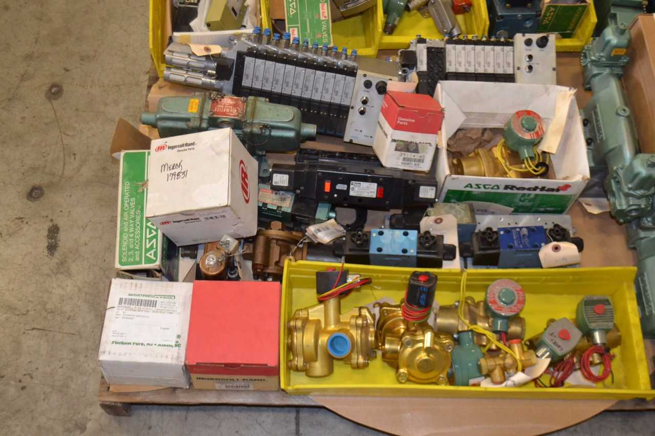 1 PALLET OF ASSORTED SOLENOID VALVES, ASCO, NUMATICS - MISCELLANEOUS