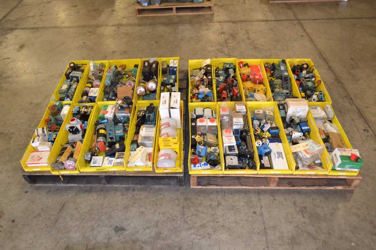 2 PALLETS OF ASSORTED SOLENOID VALVES, ASCO - MISCELLANEOUS