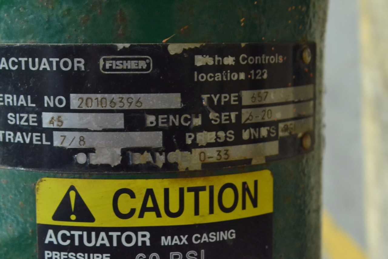 FISHER 657 ET CAV III 1-1/2 IN STAINLESS CONTROL VALVE (BRAMPTON) - MISCELLANEOUS