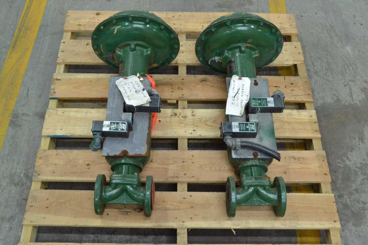 2 FISHER 667-S 1-1/2 IN 125 IRON CONTROL VALVE (BRAMPTON) - MISCELLANEOUS