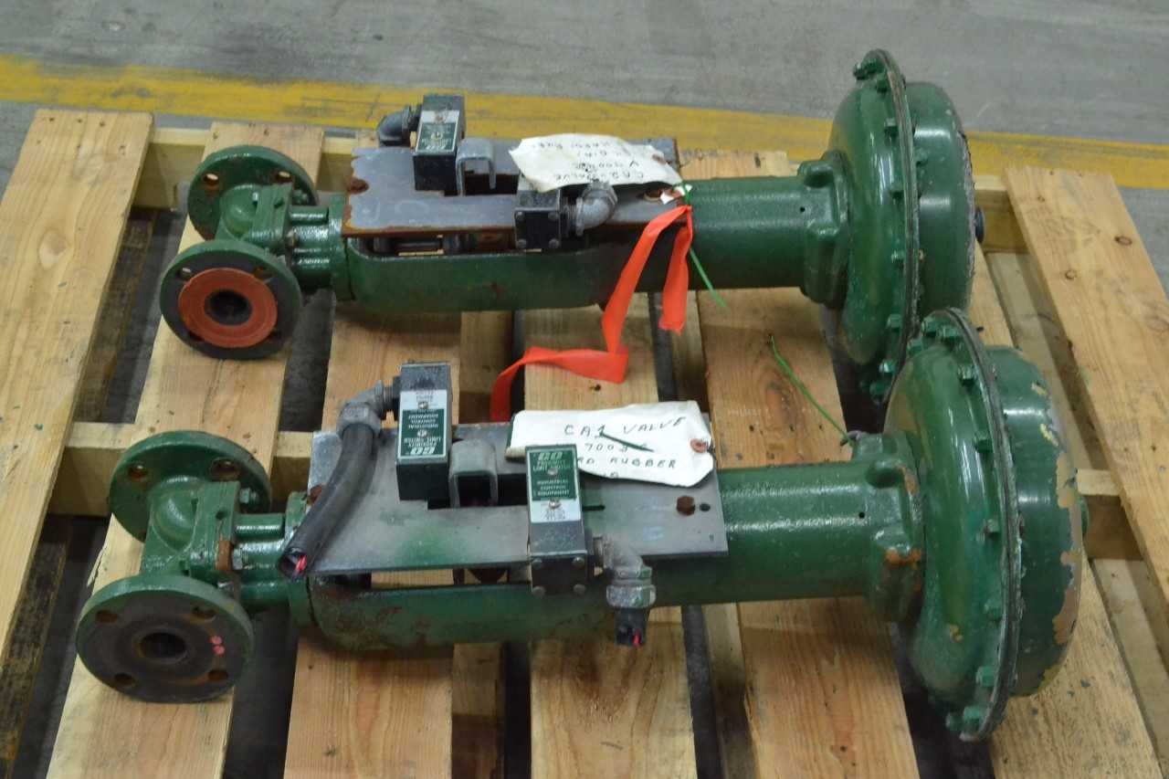 2 FISHER 667-S 1-1/2 IN 125 IRON CONTROL VALVE (BRAMPTON) - MISCELLANEOUS