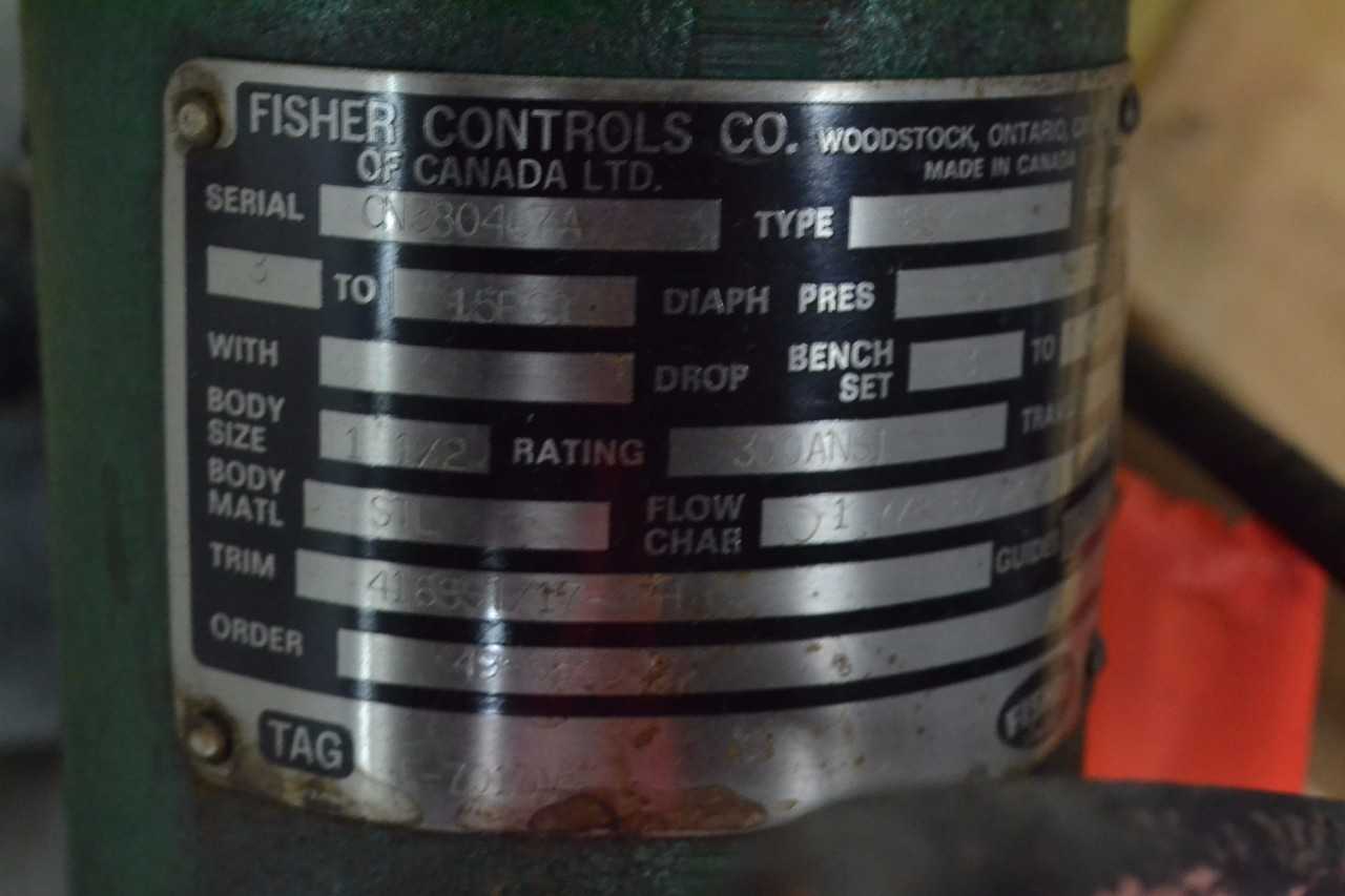 2 FISHER ASSORTED 667-ES 667-ED IRON CONTROL VALVE (BRAMPTON) - MISCELLANEOUS