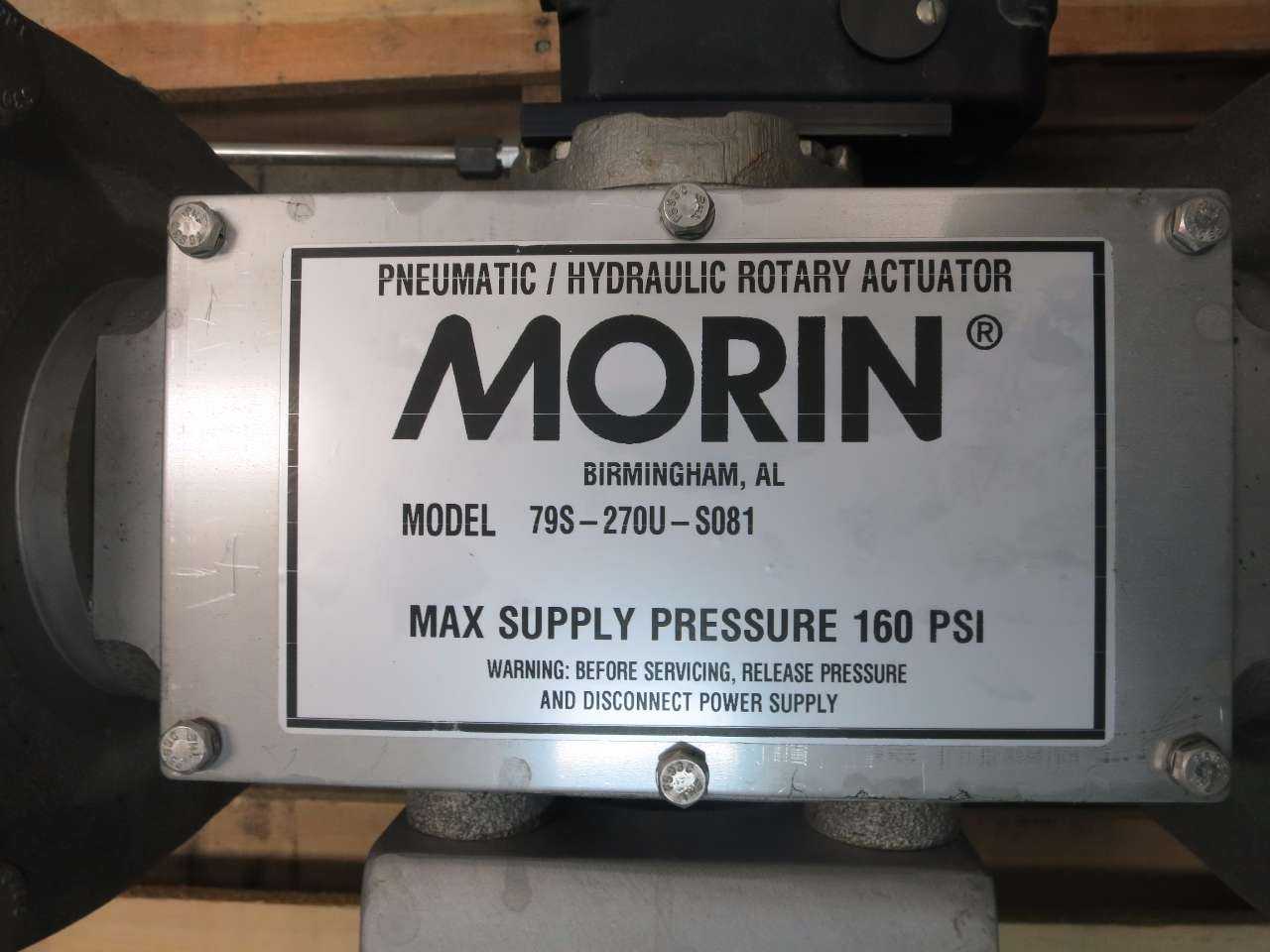 KEYSTONE MORIN 8 IN CL300 STEEL BUTTERFLY VALVE - MISCELLANEOUS