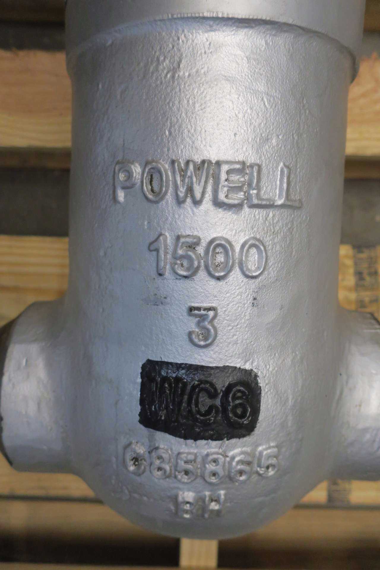 POWELL 3 IN CL1500 STEEL WEDGE GATE VALVE - MISCELLANEOUS
