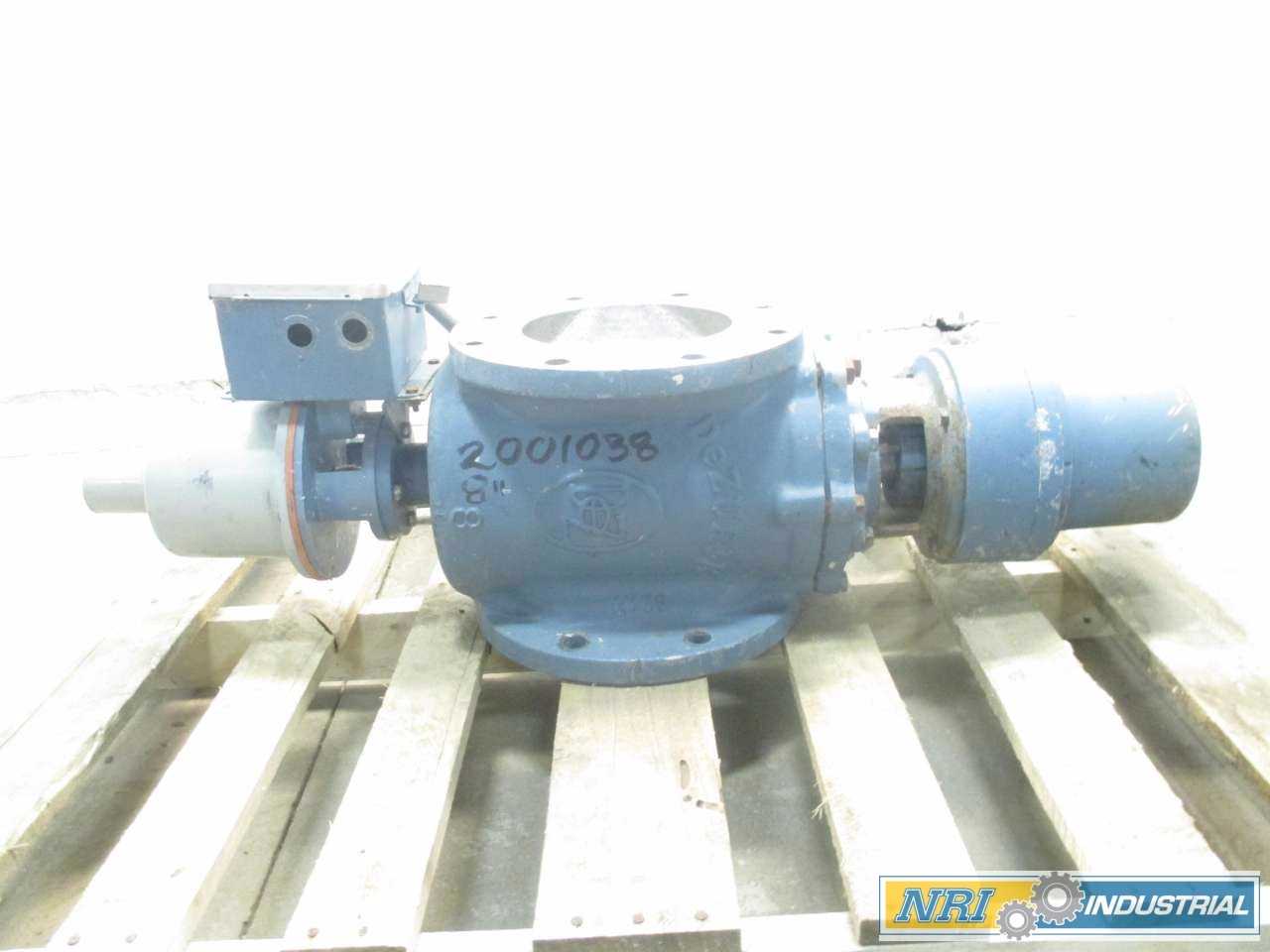 DEZURIK 8 IN PNEUMATIC 150 STAINLESS PLUG VALVE - MISCELLANEOUS