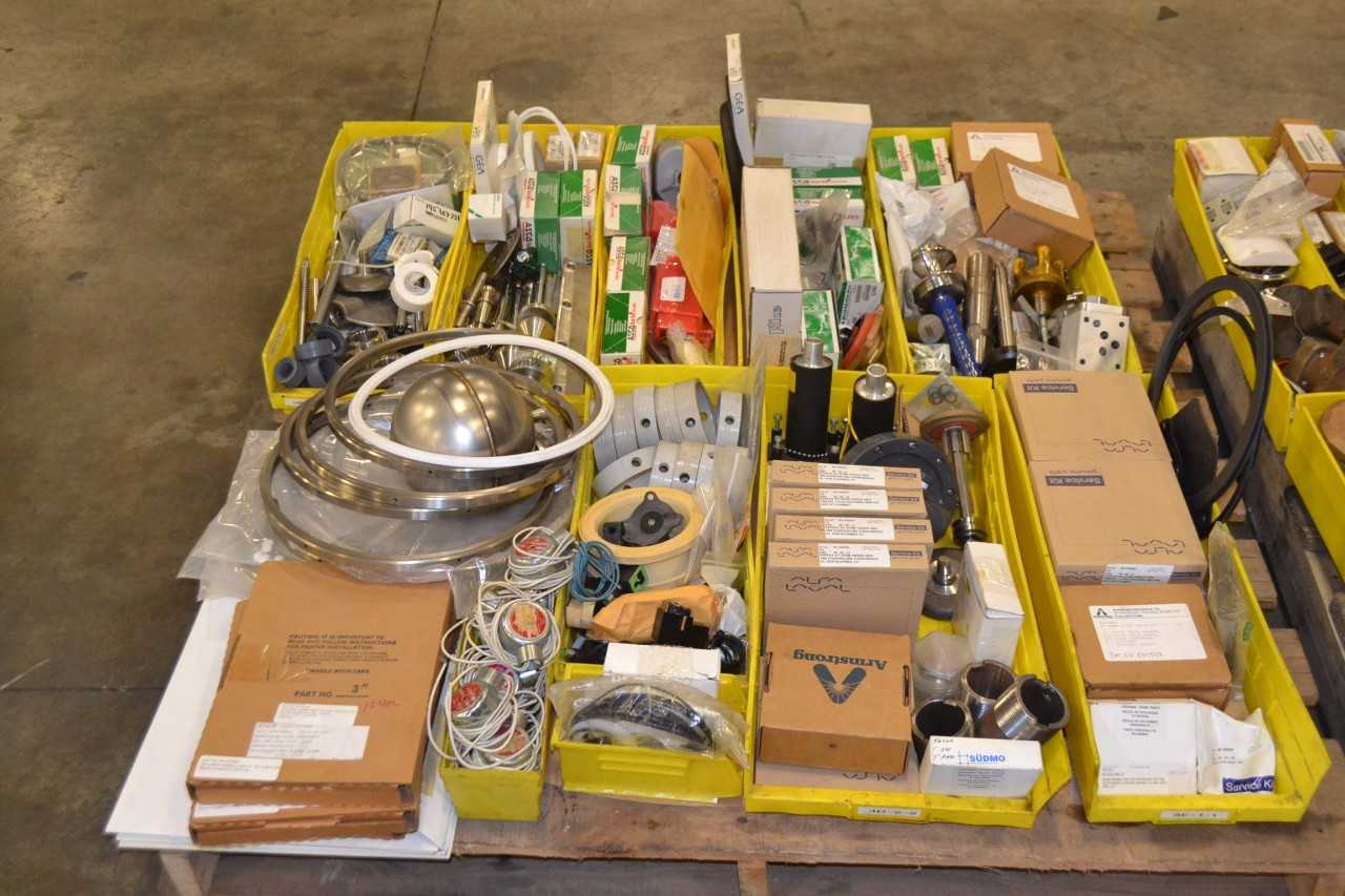 2 PALLETS OF ASSORTED VALVES AND REPLACEMENT PARTS - MISCELLANEOUS