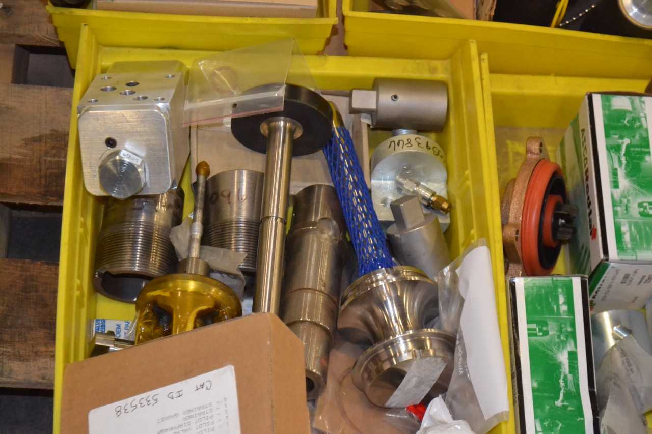 2 PALLETS OF ASSORTED VALVES AND REPLACEMENT PARTS - MISCELLANEOUS