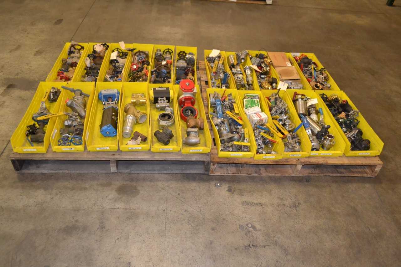 2 PALLETS OF ASSORTED VALVES AND VALVE PARTS - MISCELLANEOUS