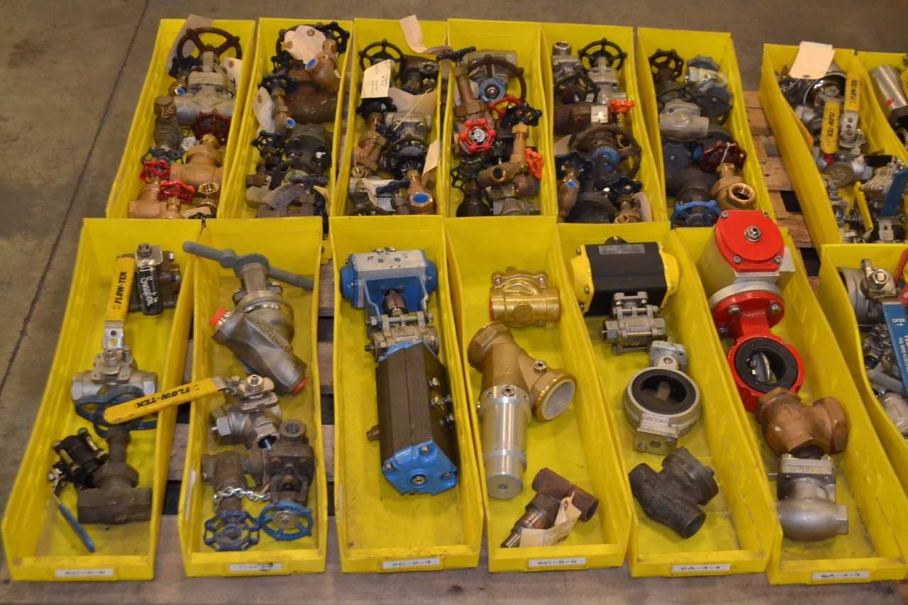 2 PALLETS OF ASSORTED VALVES AND VALVE PARTS - MISCELLANEOUS