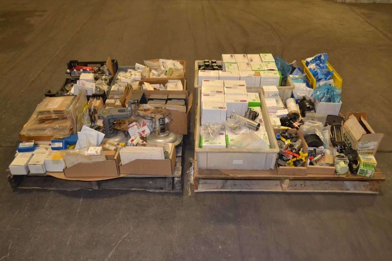 2 PALLETS OF ASSORTED VALVES AND PARTS - MISCELLANEOUS