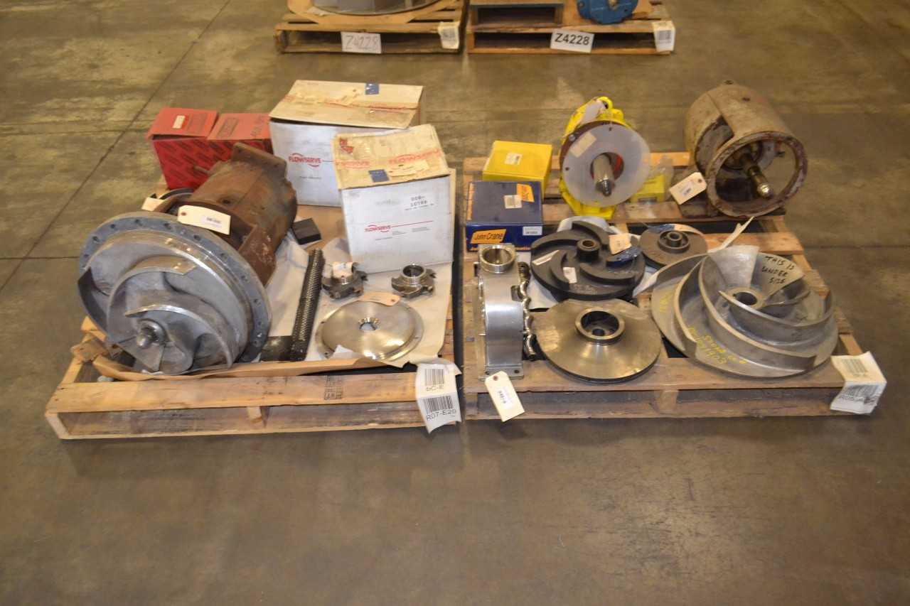 2 PALLETS OF ASSORTED PUMP REPLACEMENT PARTS - MISCELLANEOUS