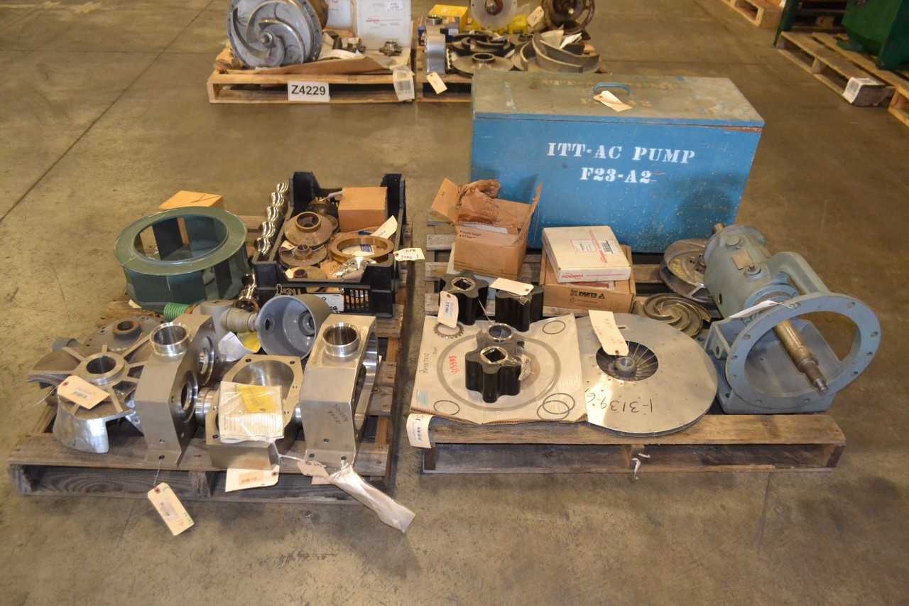 2 PALLETS OF ASSORTED PUMP REPLACEMENT PARTS - MISCELLANEOUS