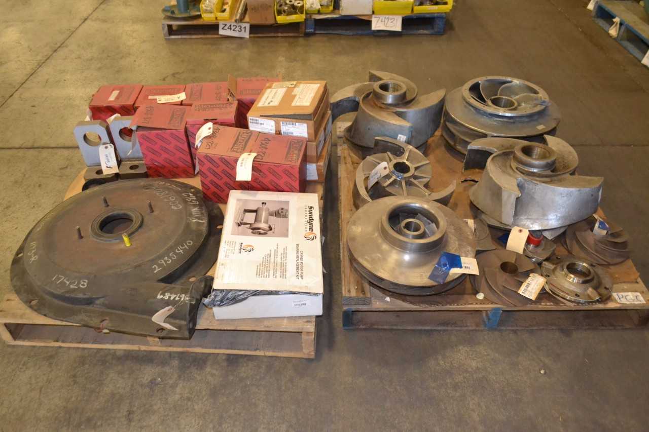 2 PALLETS OF ASSORTED PUMP REPLACEMENT PARTS - MISCELLANEOUS