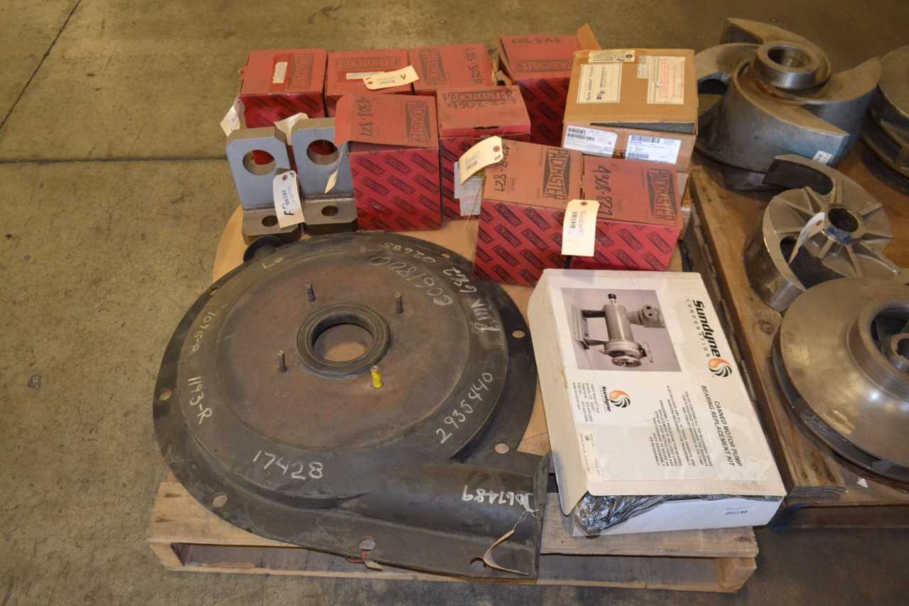 2 PALLETS OF ASSORTED PUMP REPLACEMENT PARTS - MISCELLANEOUS