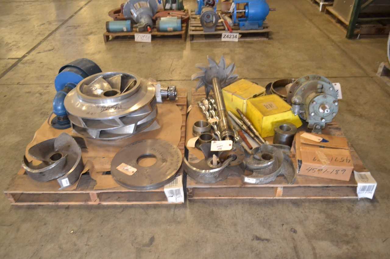 2 PALLETS OF ASSORTED PUMP REPLACEMENT PARTS - MISCELLANEOUS