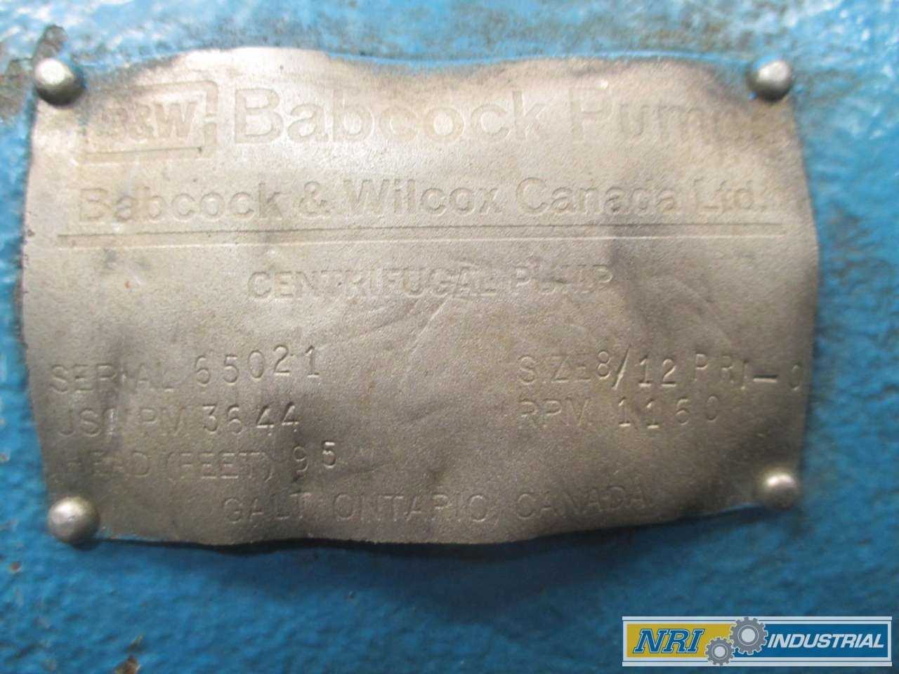 BABCOCK 65021 298 1160 RPM PUMP REPLACEMENT PART - MISCELLANEOUS