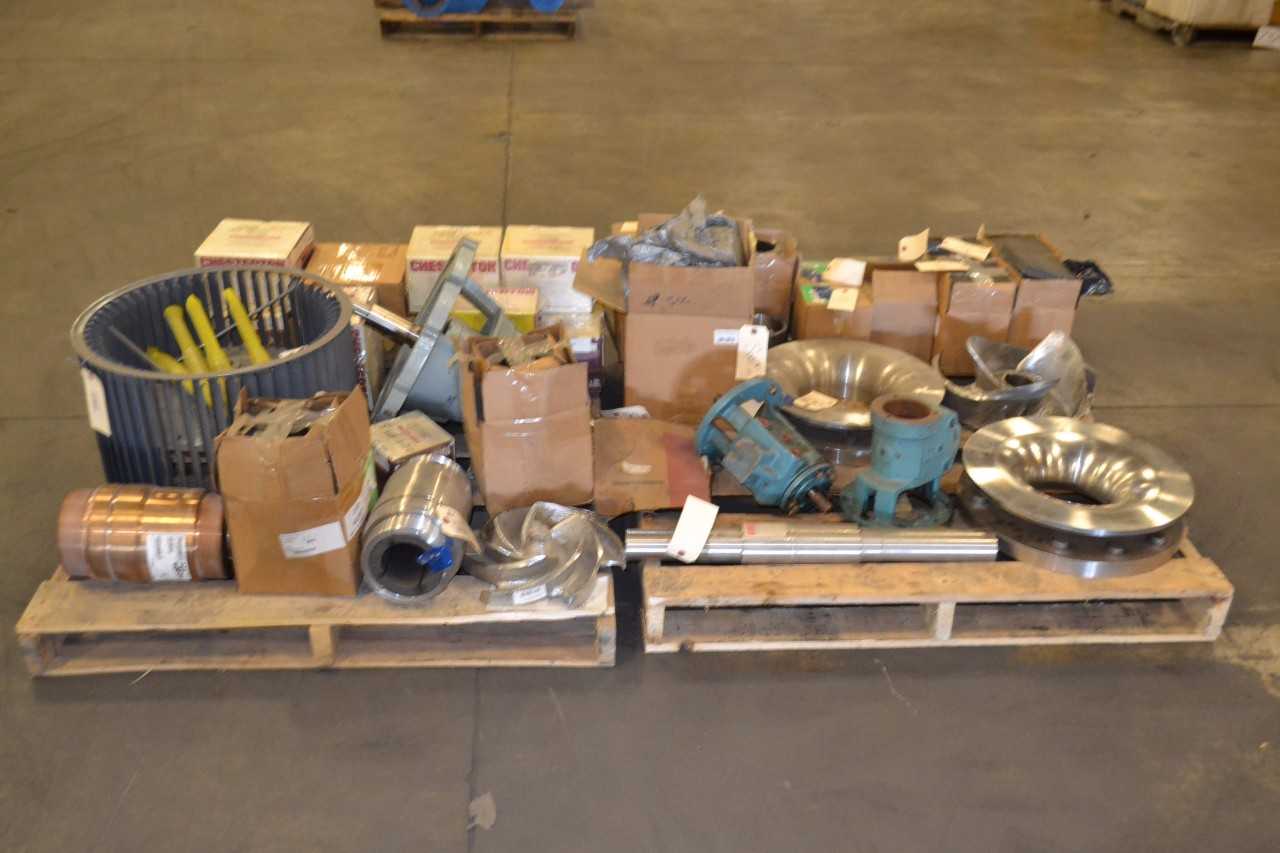 2 PALLETS OF ASSORTED PUMP REPLACEMENT PARTS - MISCELLANEOUS