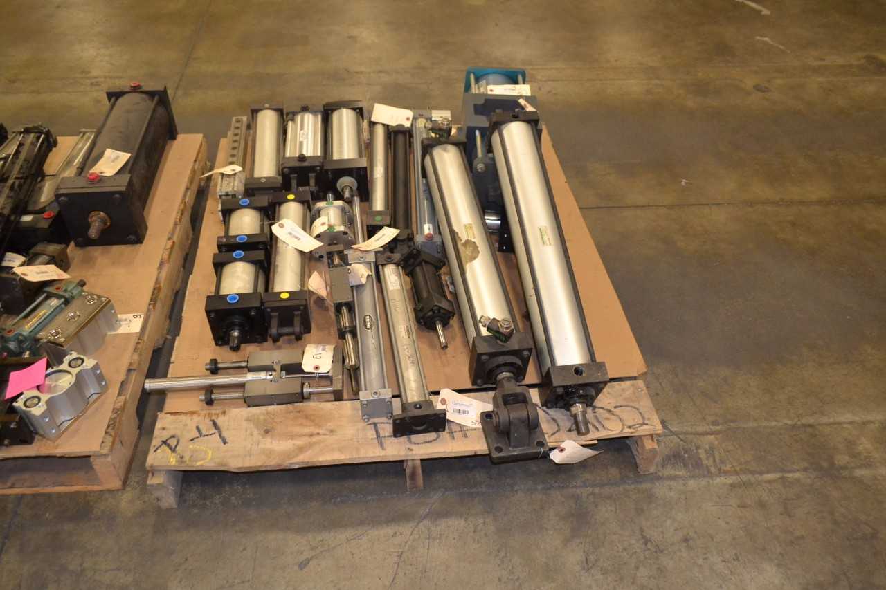 2 PALLETS OF ASSORTED PNEUMATIC CYLINDERS - MISCELLANEOUS
