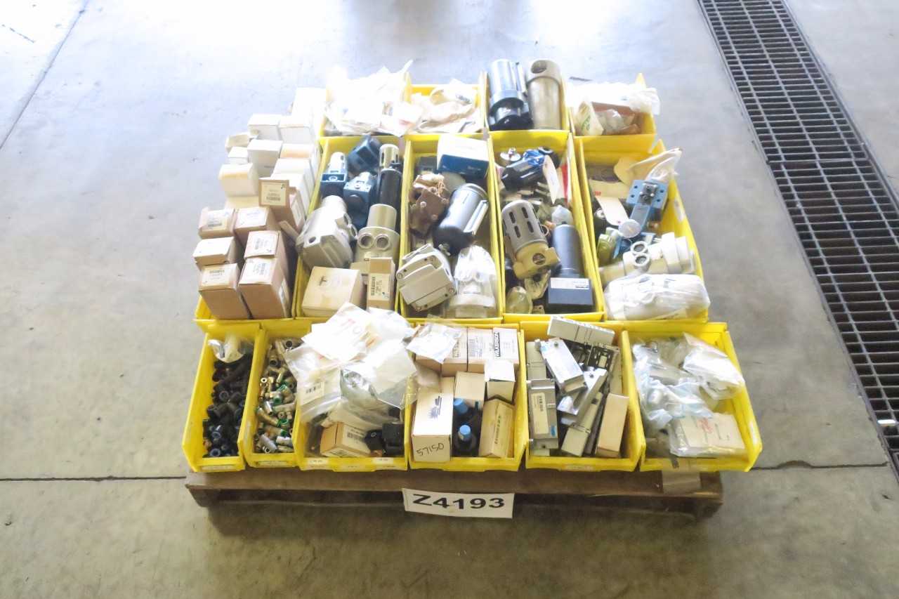 1 PALLET OF ASSORTED PNEUMATIC REPLACEMENT PARTS - MISCELLANEOUS