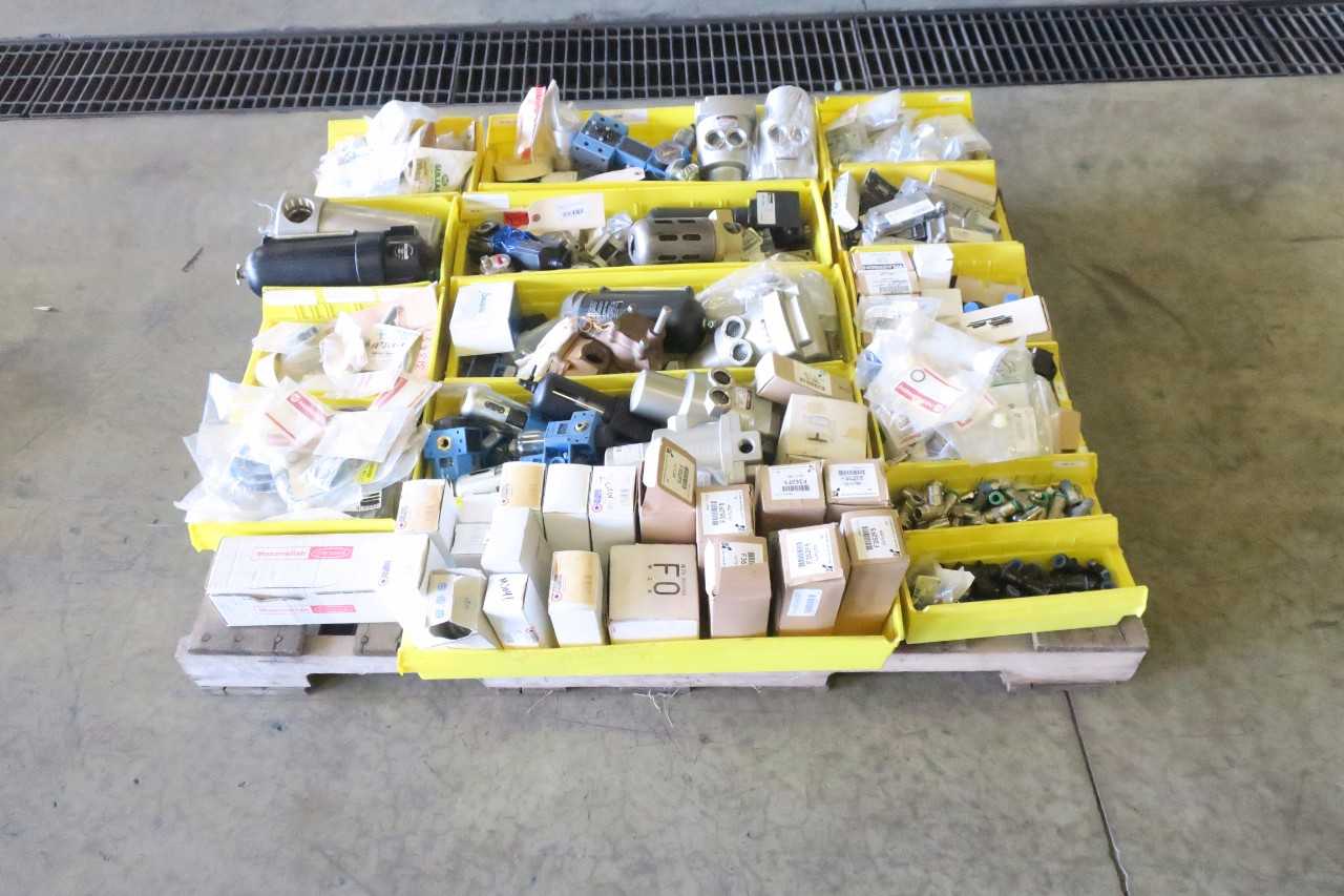 1 PALLET OF ASSORTED PNEUMATIC REPLACEMENT PARTS - MISCELLANEOUS