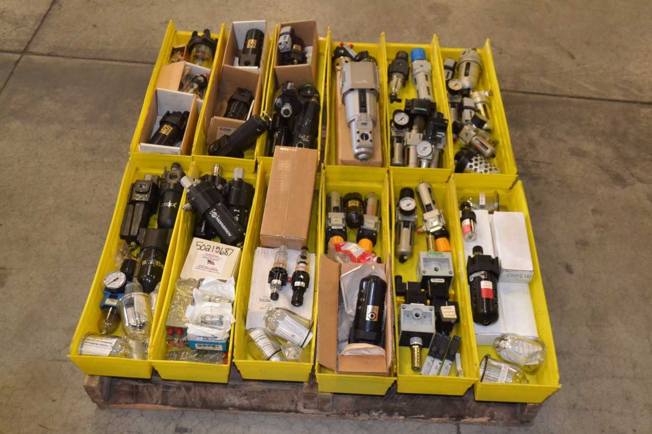 1 PALLET OF ASSORTED FILTER REGULATORS, NUMATICS - MISCELLANEOUS