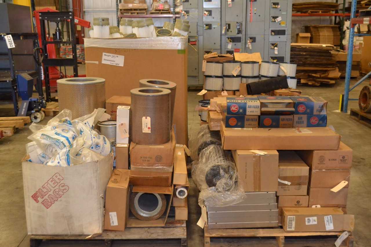 4 PALLETS OF ASSORTED PNEUMATIC FILTER ELEMENTS - MISCELLANEOUS
