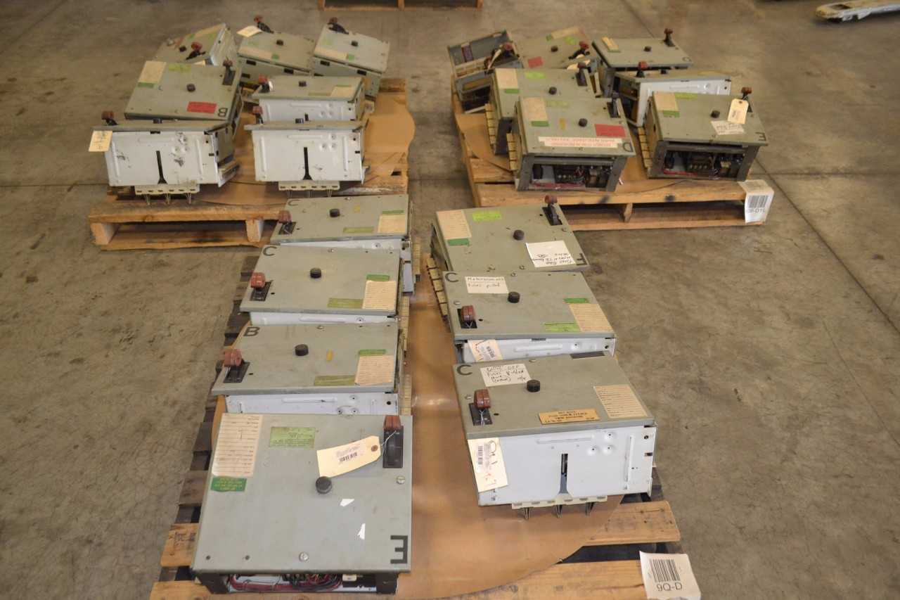 3 PALLETS OF GENERAL ELECTRIC GE CR206C0 MCC BUCKETS - MISCELLANEOUS