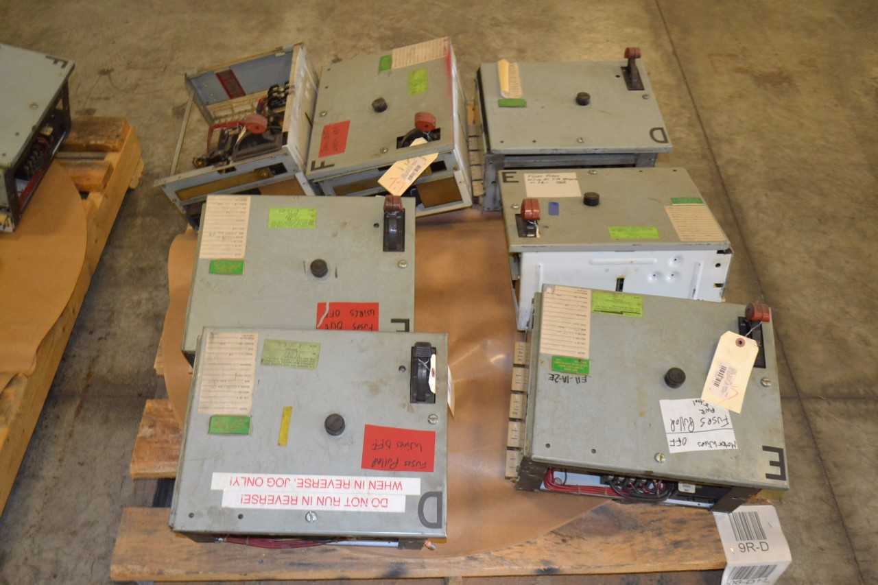 3 PALLETS OF GENERAL ELECTRIC GE CR206C0 MCC BUCKETS - MISCELLANEOUS
