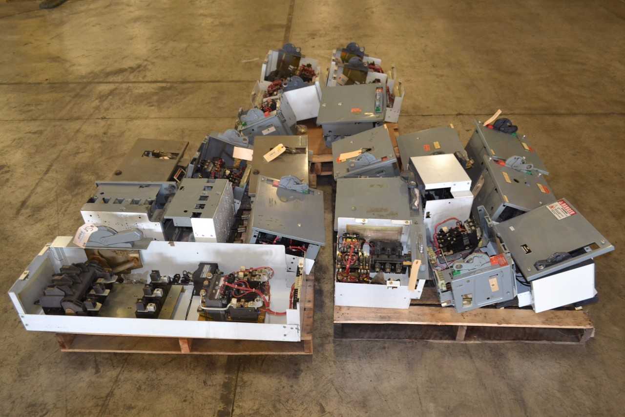 3 PALLETS OF ASSORTED ALLEN BRADLEY STARTER MCC BUCKETS - MISCELLANEOUS