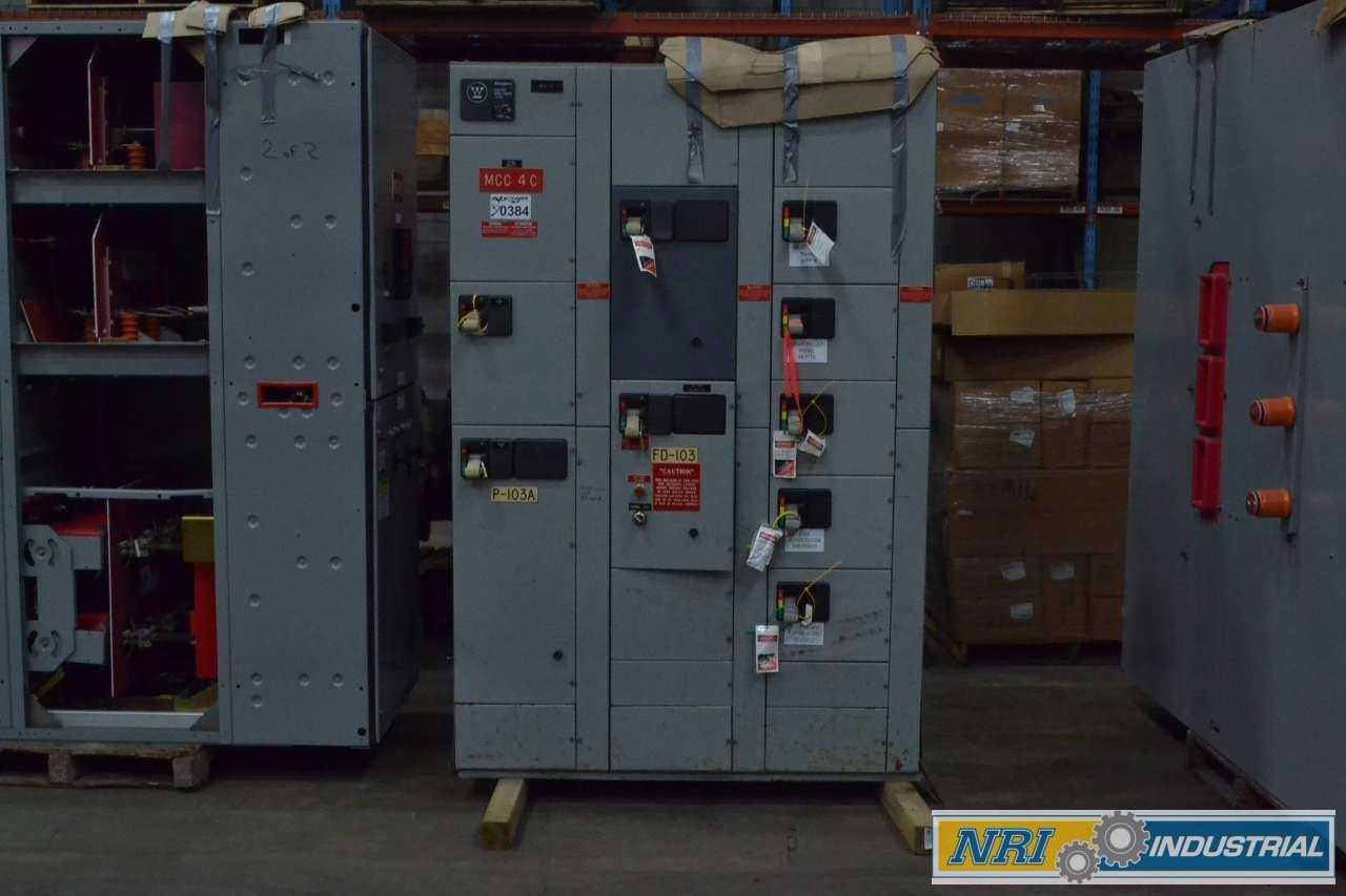 WESTINGHOUSE FIVE STAR MOTOR CONTROL CENTER 480V-AC MCC (BRAMPTON) - MISCELLANEOUS WESTINGHOUSE FIVE STAR MOTOR CONTROL CENTER 480V-AC MCC (BRAMPTON) - MISCELLANEOUS