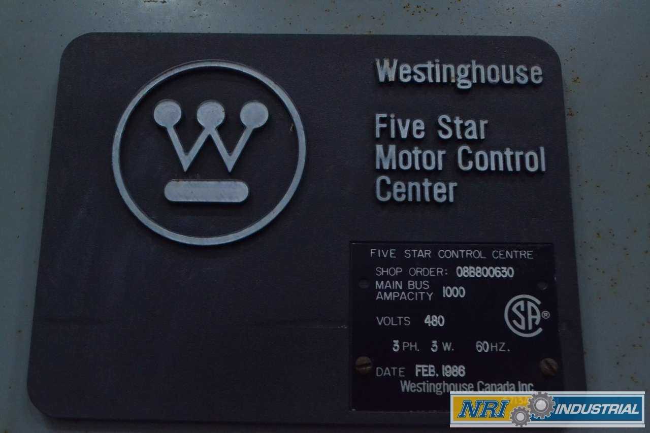 WESTINGHOUSE FIVE STAR MOTOR CONTROL CENTER 480V-AC MCC (BRAMPTON) - MISCELLANEOUS