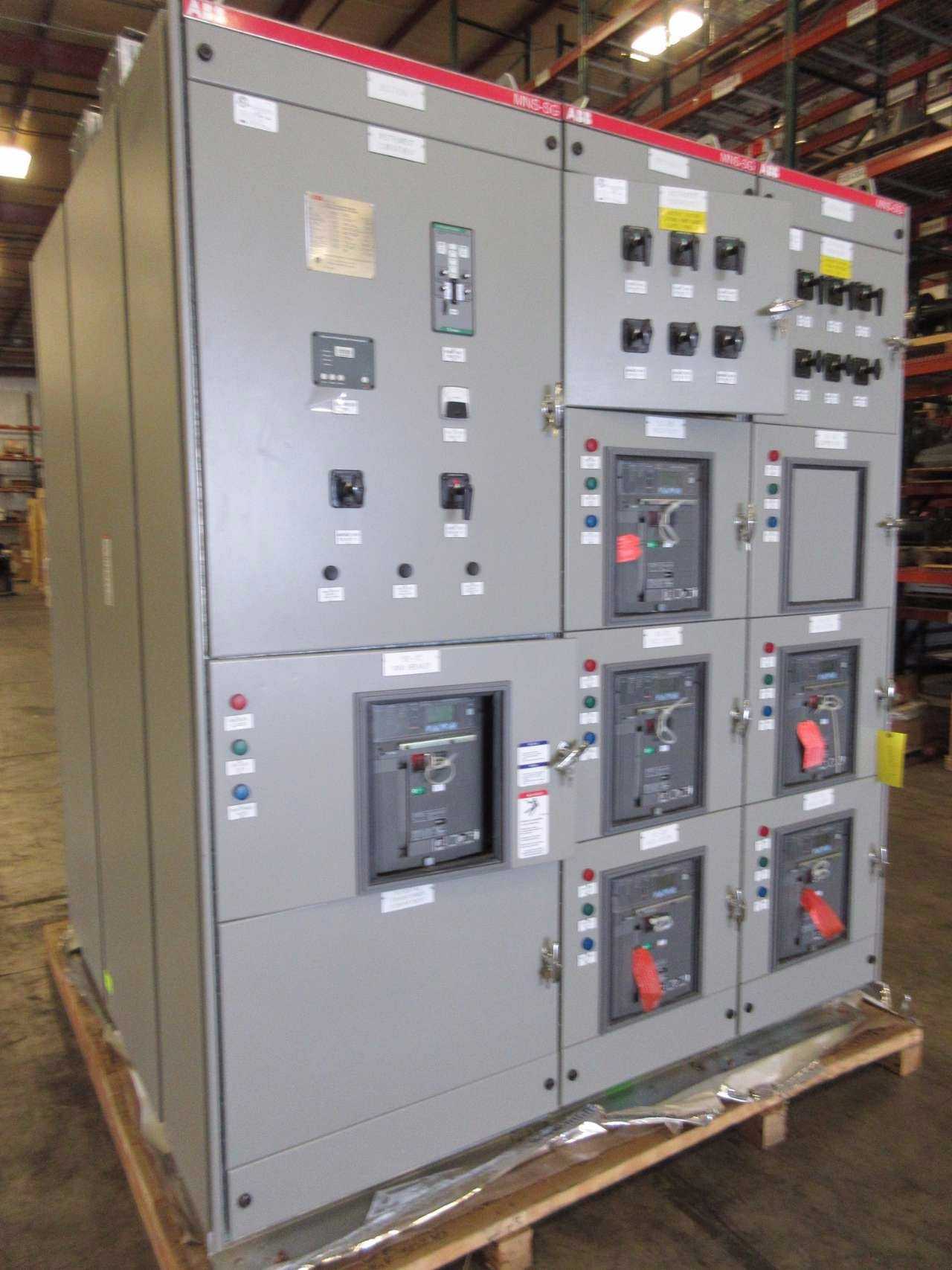 NEW ABB MNS-SG SWITCHGEAR 5X SACE E2S-A 1600A 1X SACE E4S-A 3200A - MISCELLANEOUS