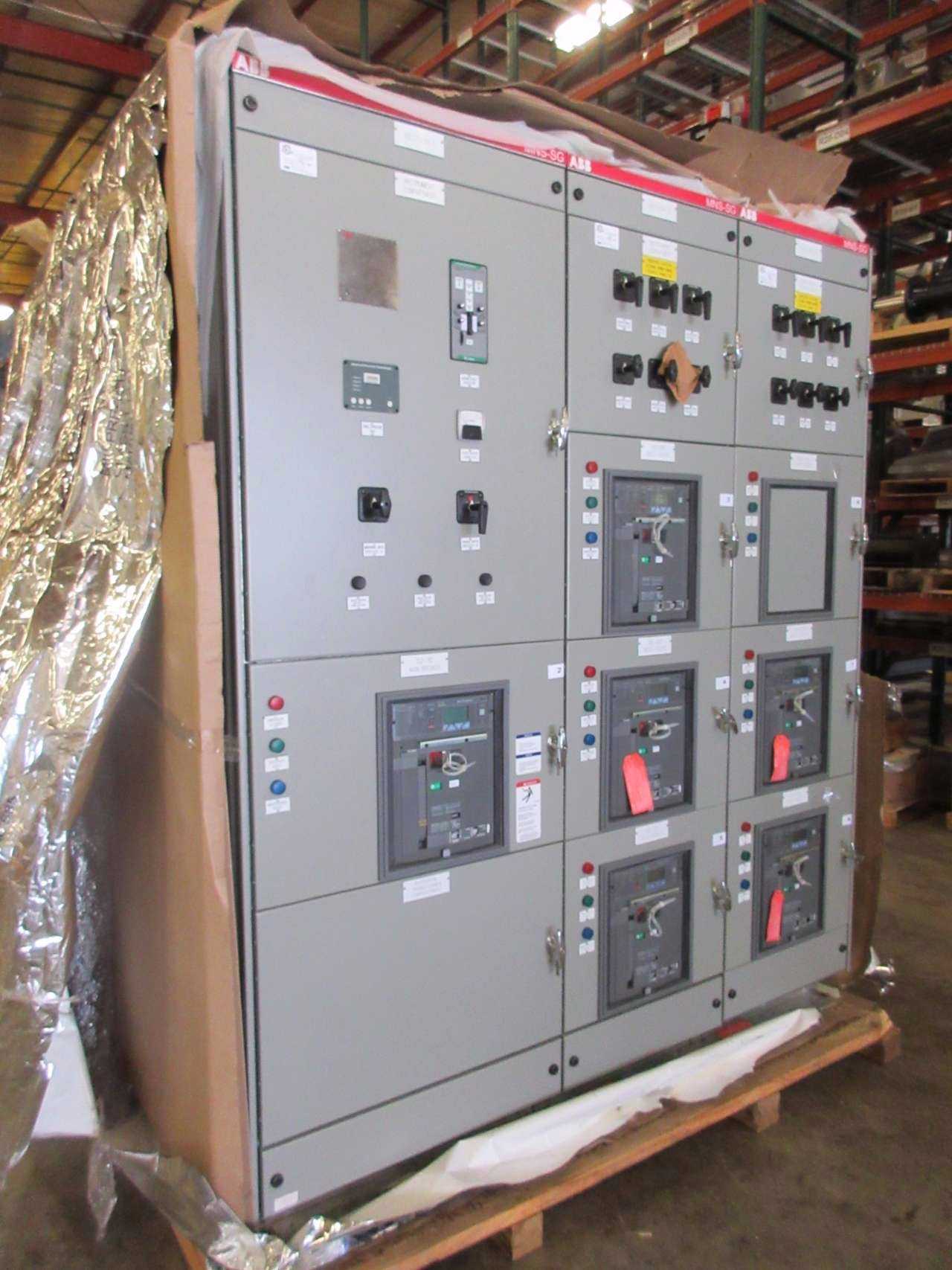 NEW ABB MNS-SG SWITCHGEAR 5X SACE E2S-A 1600A 1X SACE E4S-A 3200A BREAKER - MISCELLANEOUS