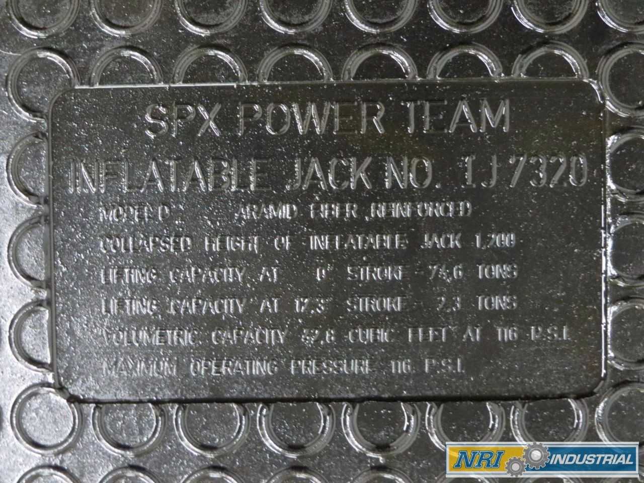 SPX IJ7320 POWER TEAM LIFT INFLATABLE JACK - MISCELLANEOUS