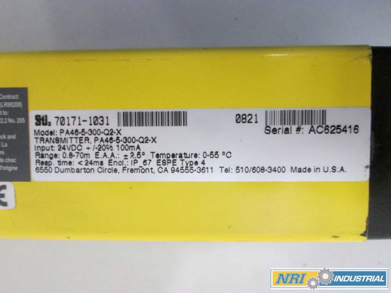 STI LIGHT CURTAIN SET RECEIVER & TRANSMITTER - MISCELLANEOUS