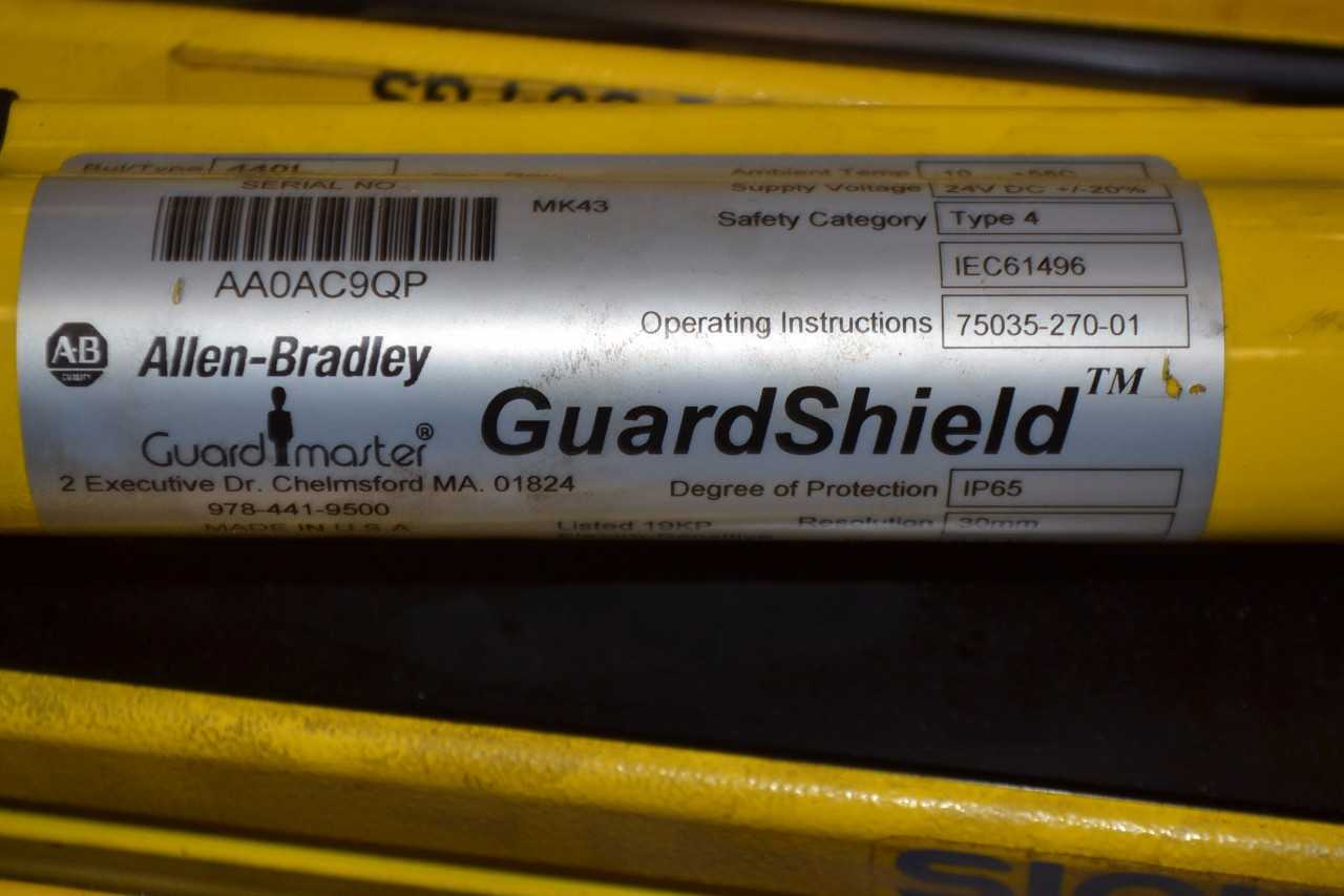 1 PALLET OF ASSORTED SAFETY LIGHT SENSOR CURTAINS - MISCELLANEOUS