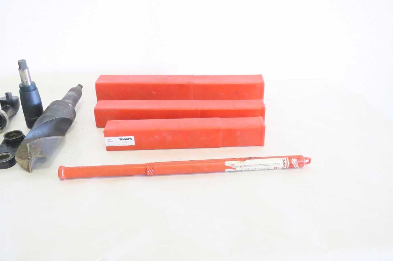 LOT OF ASSORTED DRILL BITS AND TOOL ATTACHMENTS - MISCELLANEOUS