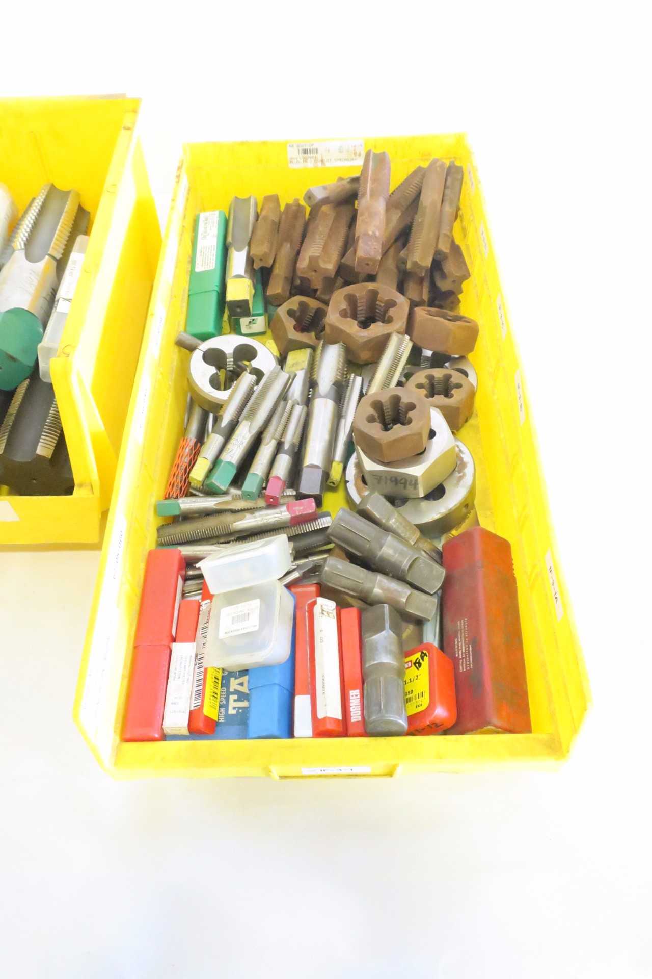 LOT OF ASSORTED TAPS AND DIES - MISCELLANEOUS