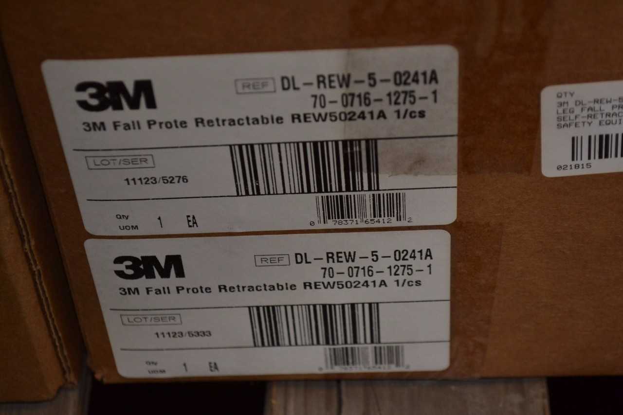 1 PALLET OF 3M DL-REW-5-0241A SAFETY EQUIPMENT - MISCELLANEOUS