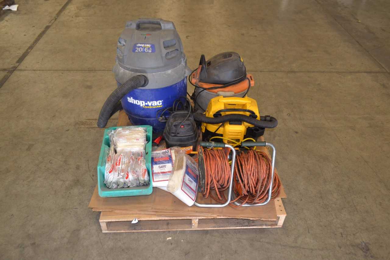 1 PALLET OF ASSORTED SHOP EQUIPMENT - MISCELLANEOUS